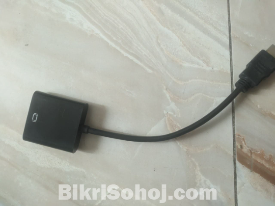 VGA to HDMI Converter Adapter (With Audio Support)